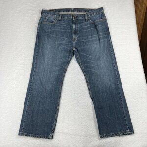 Levis 559 Jeans Mens 42x30 (42x29) Blue Relaxed Straight Med Wash Fade Denim